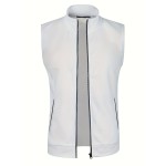 Elegant Mid Stretch Retro Cardigan Vest, Men's Casual Vintage Style V Neck Zip Up Cardigan Sweater Coat For Fall Winter