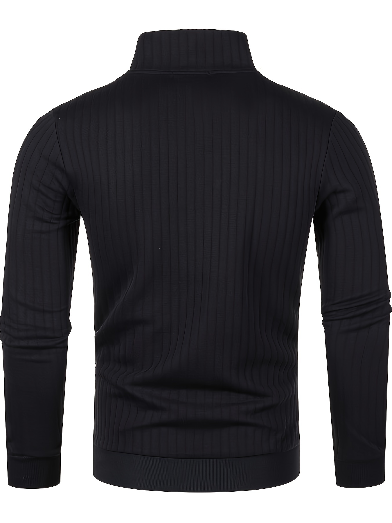 mens stand collar solid knit sweater mens casual lapel slightly stretch v neck pullover sweater for men winter fall details 21