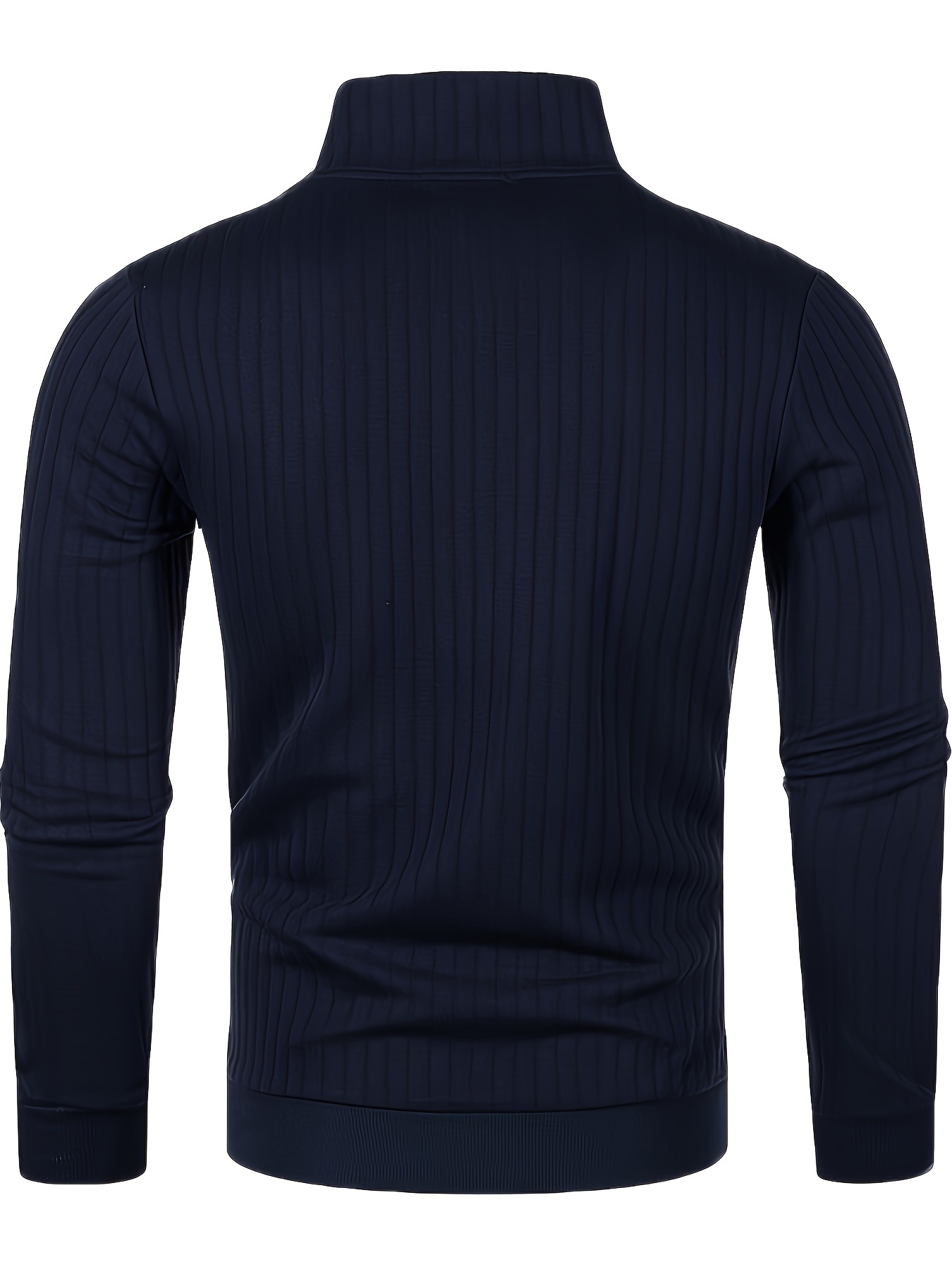 mens stand collar solid knit sweater mens casual lapel slightly stretch v neck pullover sweater for men winter fall details 26