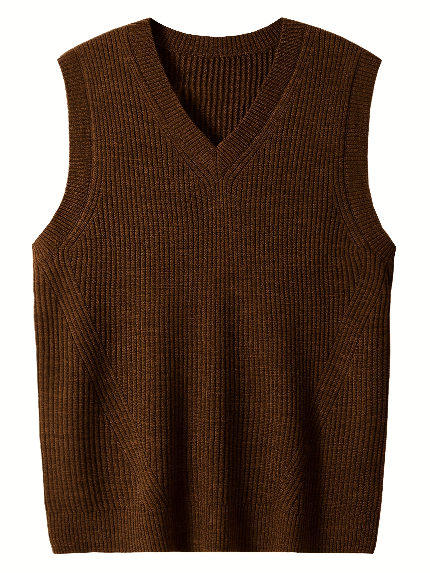 mens v neck sweater vest pullover solid color sleeveless sweaters vest preppy style details 22